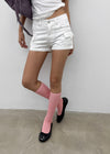 Popi-al ribbed knee socks