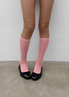 Popi-al ribbed knee socks