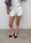 Popi-al ribbed knee socks