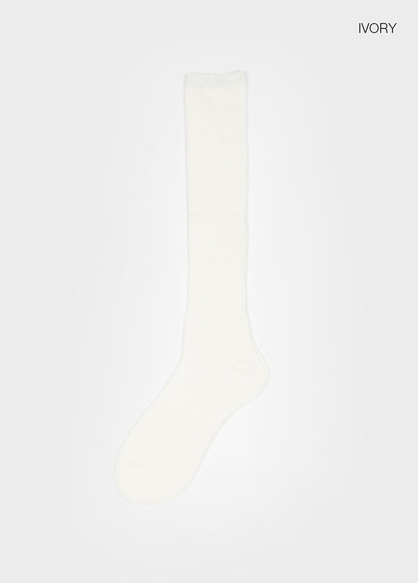 Popi-al ribbed knee socks