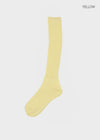 Popi-al ribbed knee socks