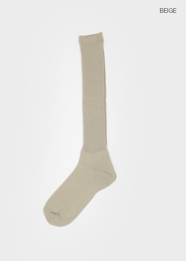 Popi-al ribbed knee socks
