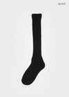 Popi-al ribbed knee socks