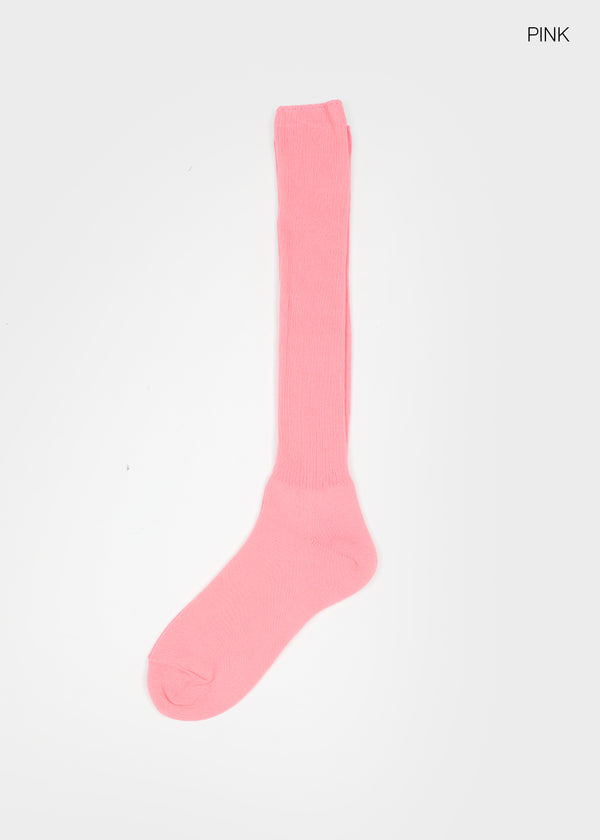 Popi-al ribbed knee socks