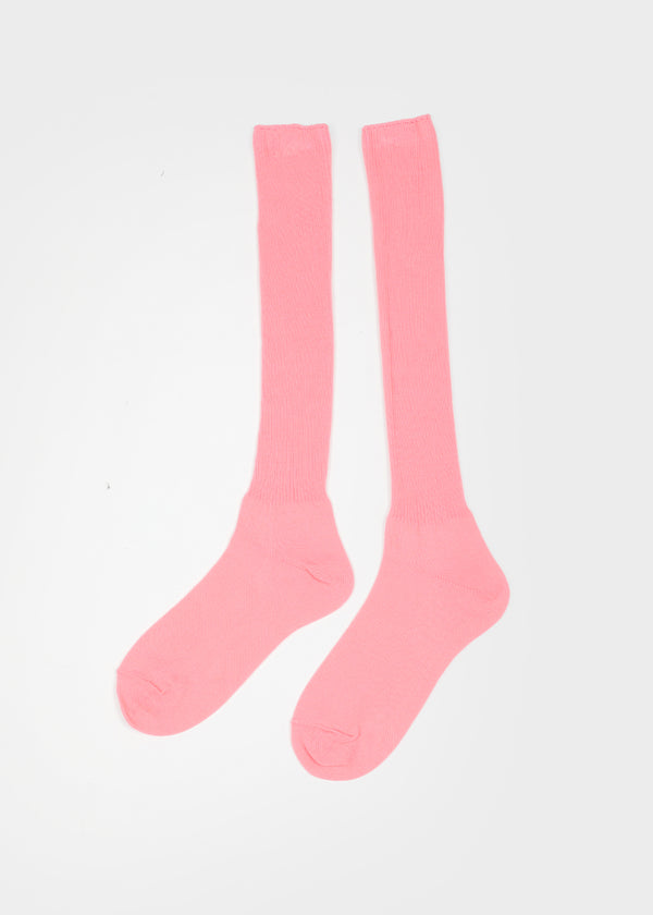 Popi-al ribbed knee socks