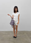 Melkong collared short-sleeve tee