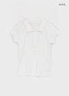 Melkong collared short-sleeve tee