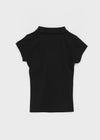 Melkong collared short-sleeve tee