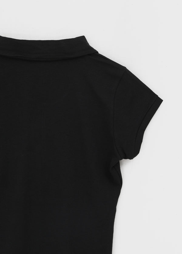 Melkong collared short-sleeve tee