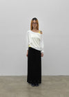 Bleak Off-shoulder 3/4 Sleeve Sweatshirt