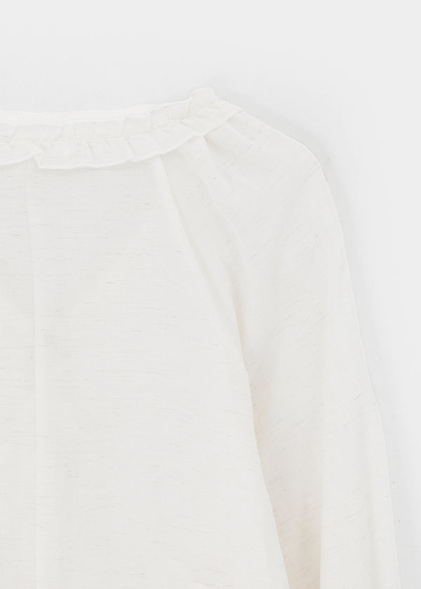 Zillus V-neck Frill Blouse