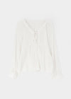 Zillus V-neck Frill Blouse