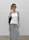 Tame boat neck raglan long sleeves