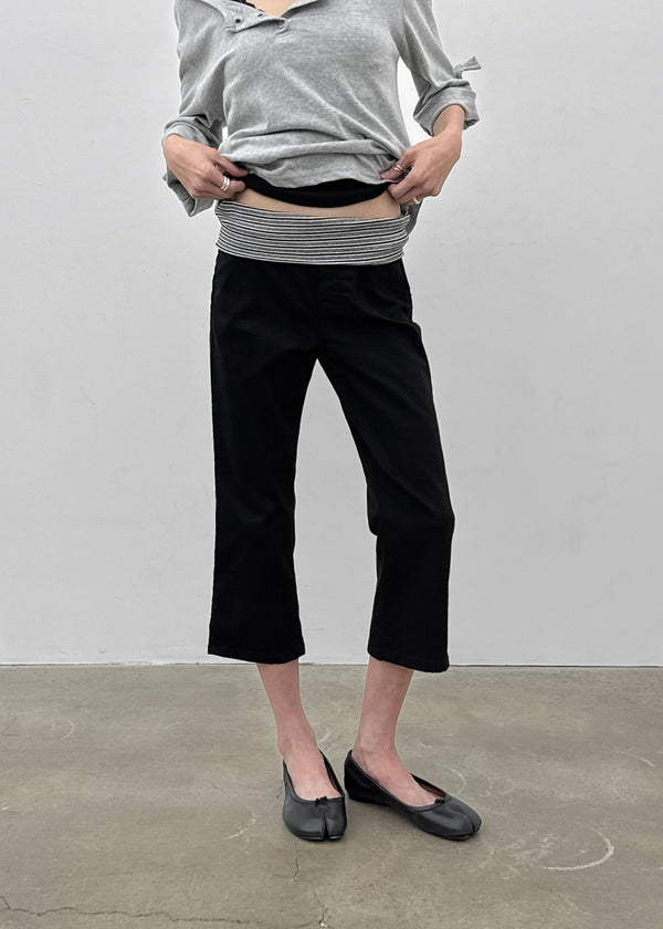 Sullyn Striped Folding Capri Pants