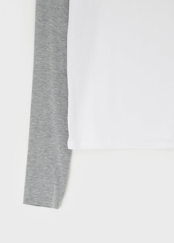 Tame boat neck raglan long sleeves
