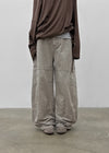(UNISEX) Remnant Pigment Wide Cargo Pants
