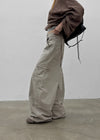(UNISEX) Remnant Pigment Wide Cargo Pants