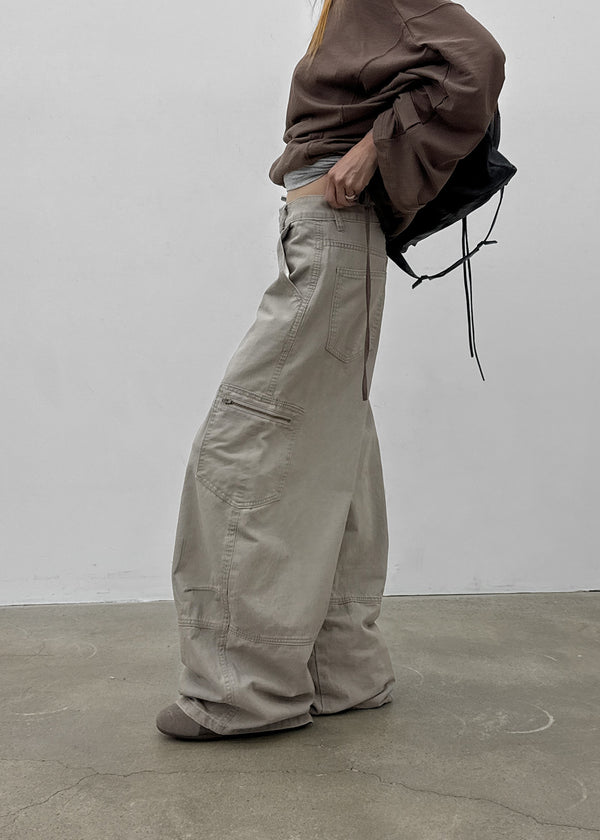 (UNISEX) Remnant Pigment Wide Cargo Pants