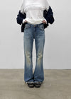 Tweak Low-waisted Bootcut Denim Pants