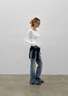 Tweak Low-waisted Bootcut Denim Pants