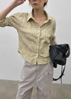 Unveil Check 3/4 Sleeve Shirt