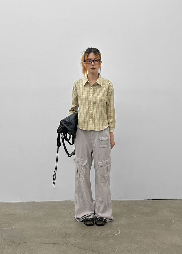 Unveil Check 3/4 Sleeve Shirt