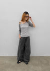 (UNISEX) Remnant Pigment Wide Cargo Pants