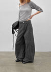(UNISEX) Remnant Pigment Wide Cargo Pants