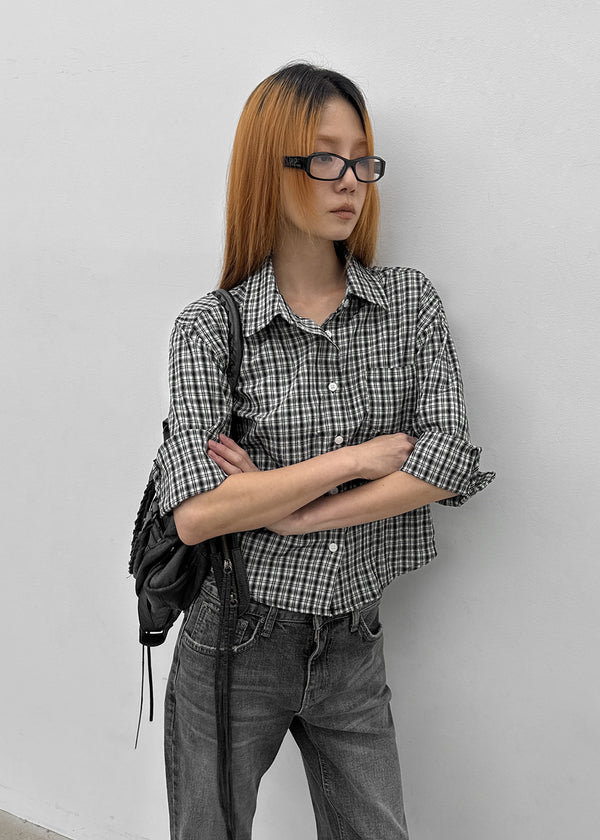 Unveil Check 3/4 Sleeve Shirt