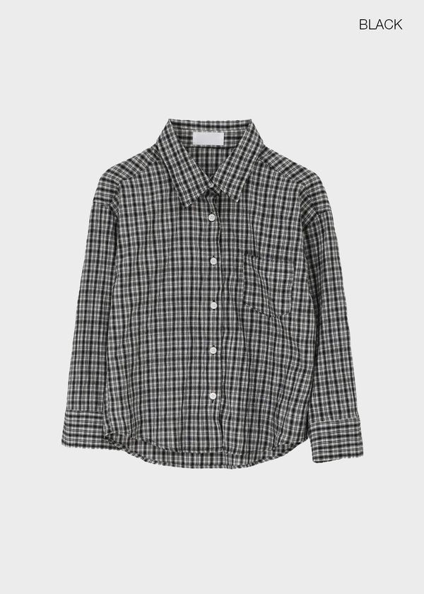 Unveil Check 3/4 Sleeve Shirt