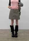 Decoy striped miniskirt