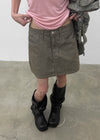 Decoy striped miniskirt