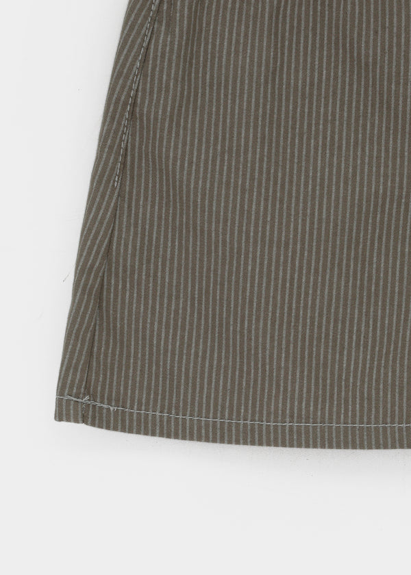 Decoy striped miniskirt