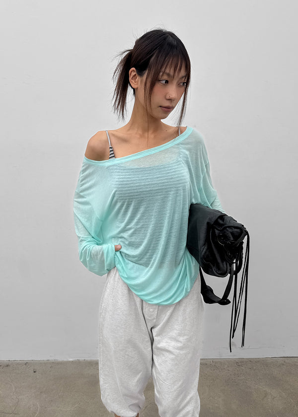 [MADE] Tart Off-Shoulder Summer Long Sleeve T-shirt