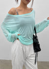 [MADE] Tart Off-Shoulder Summer Long Sleeve T-shirt
