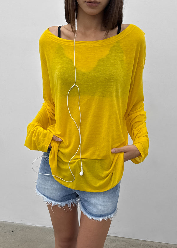 [MADE] Tart Off-Shoulder Summer Long Sleeve T-shirt