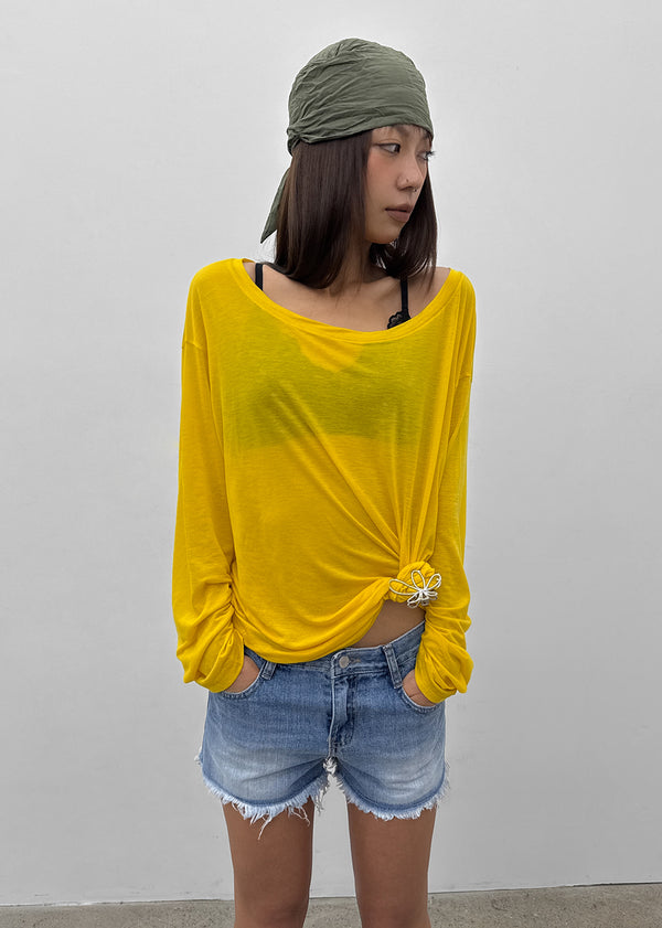 [MADE] Tart Off-Shoulder Summer Long Sleeve T-shirt