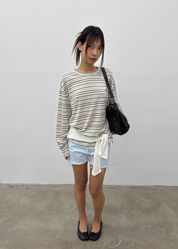 Meiren Cut-off Denim Shorts