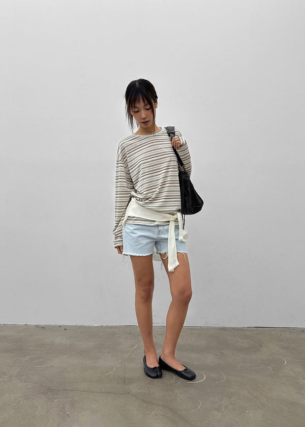 Boen Striped Summer Long Sleeve Tee