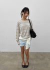 Boen Striped Summer Long Sleeve Tee