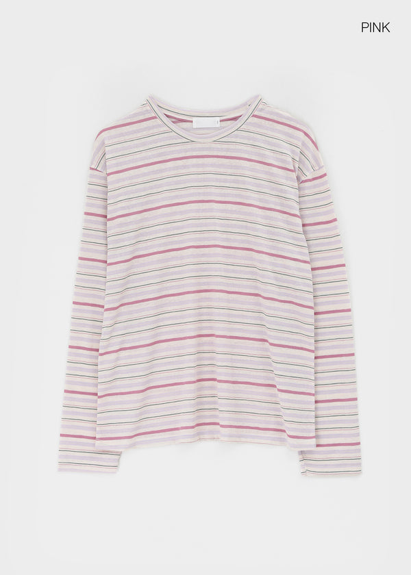 Boen Striped Summer Long Sleeve Tee