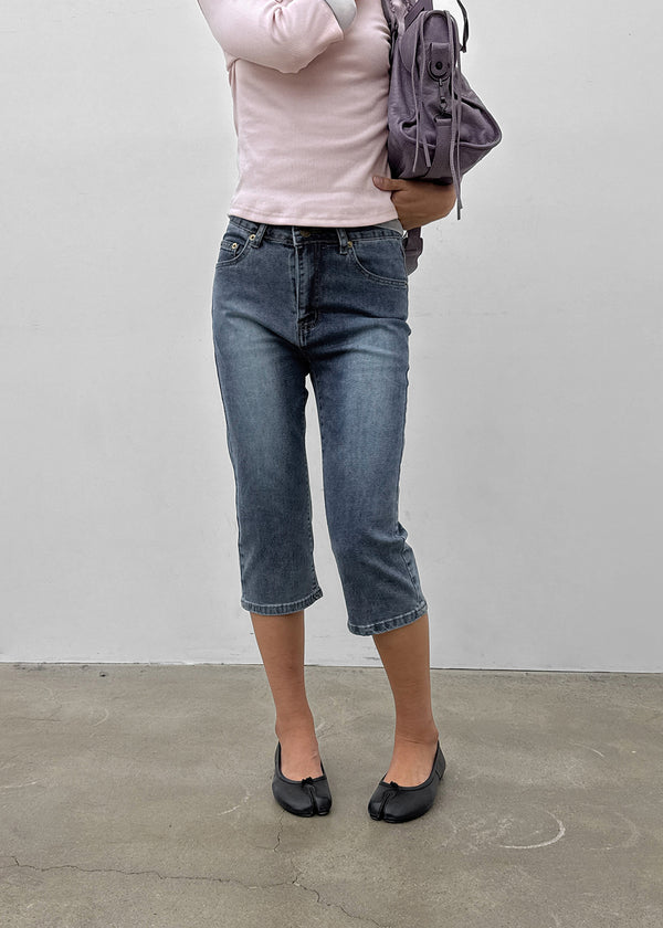 Brenti Denim Capri Pants