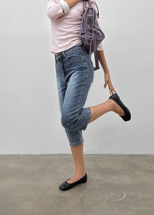 Brenti Denim Capri Pants