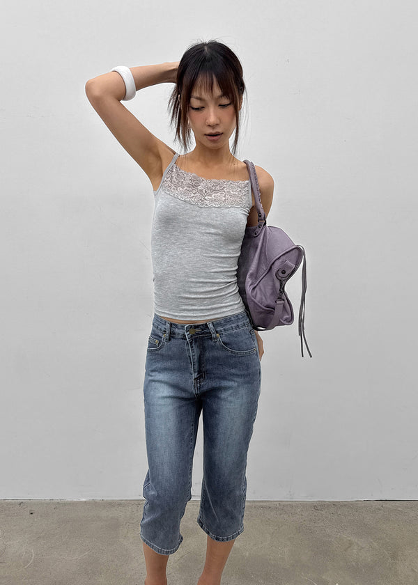 Brenti Denim Capri Pants
