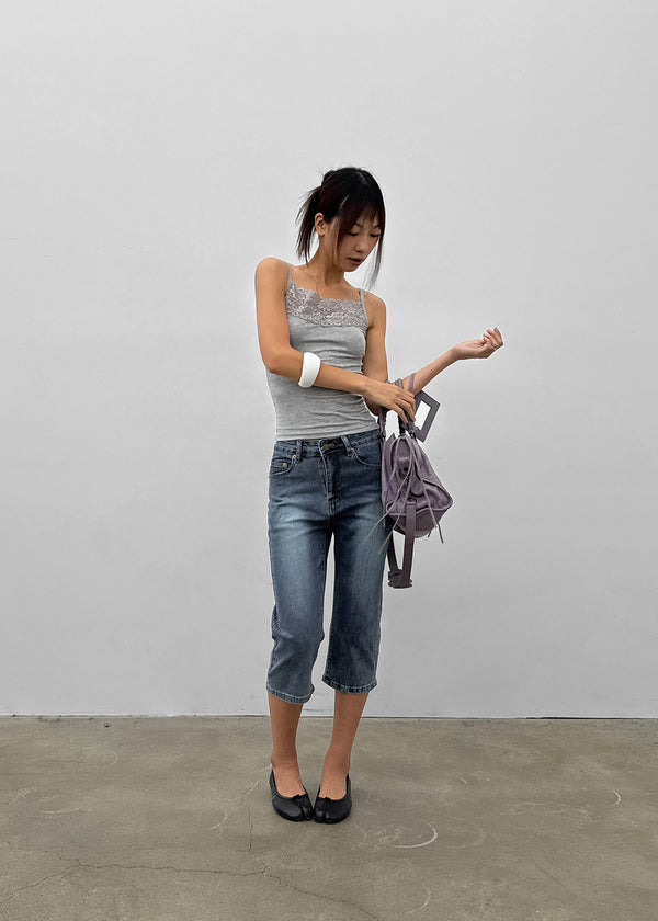 Brenti Denim Capri Pants
