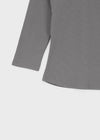 Celien Snap Ribbed 3/4 Sleeve Tee