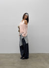 Bran back pocket balloon wide pants