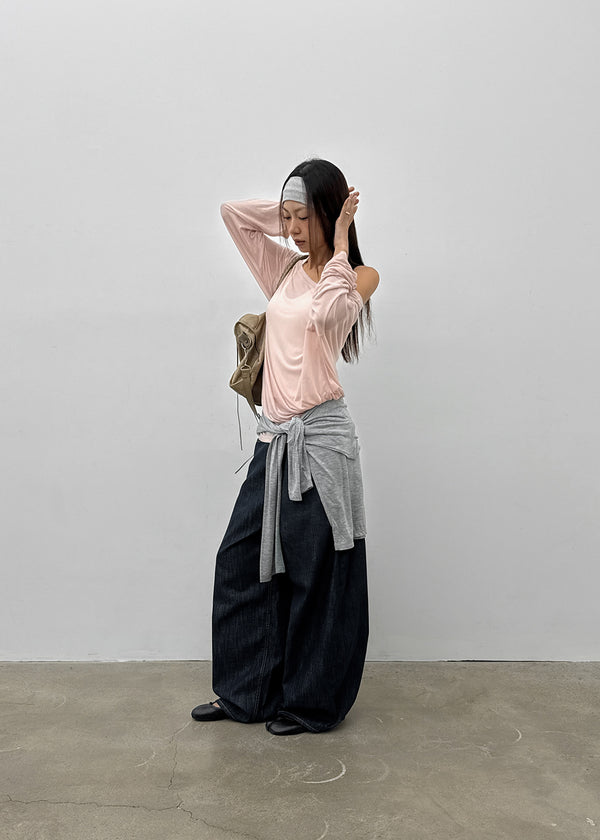 [MADE] Tart Off-Shoulder Summer Long Sleeve T-shirt