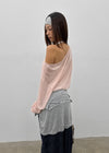 [MADE] Tart Off-Shoulder Summer Long Sleeve T-shirt