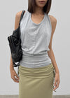 Cairn Poway asymmetrical sleeveless top
